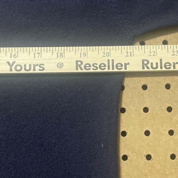 VTG Brioni Roma Sweater Mens Medium Navy Blue Pure Cashmere Mock Neck Italy Made - Picture 7 of 9